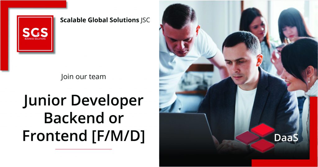 Junior Developer Backend or Frontend (G) (F/M/D) - SGS JSC